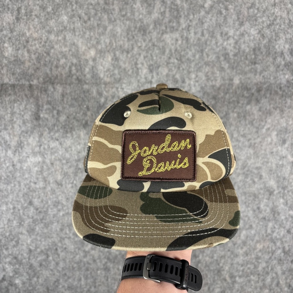 Jordan‎ Davis Snapback Hat Camo Trucker Green Tan